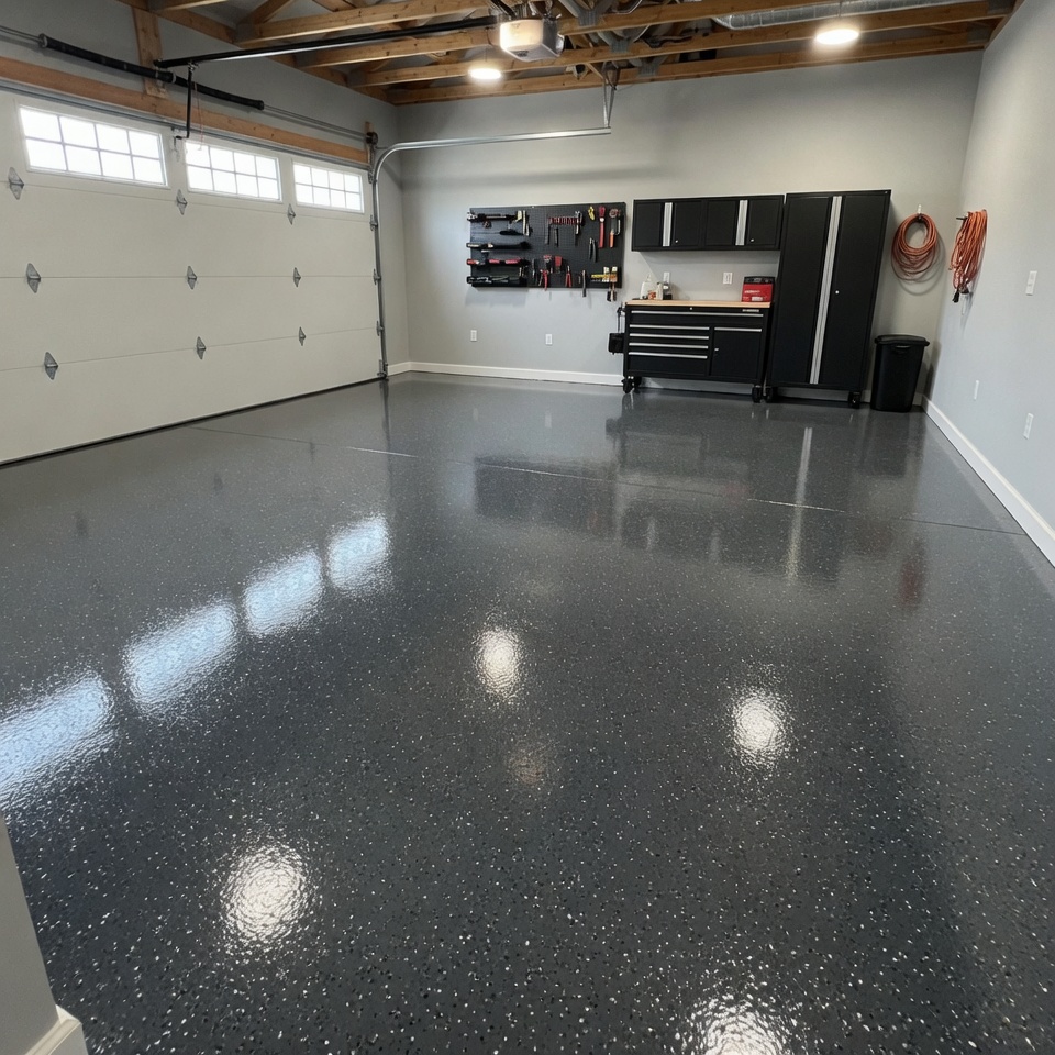 Cost of a garage floor coating in Savannah, GA