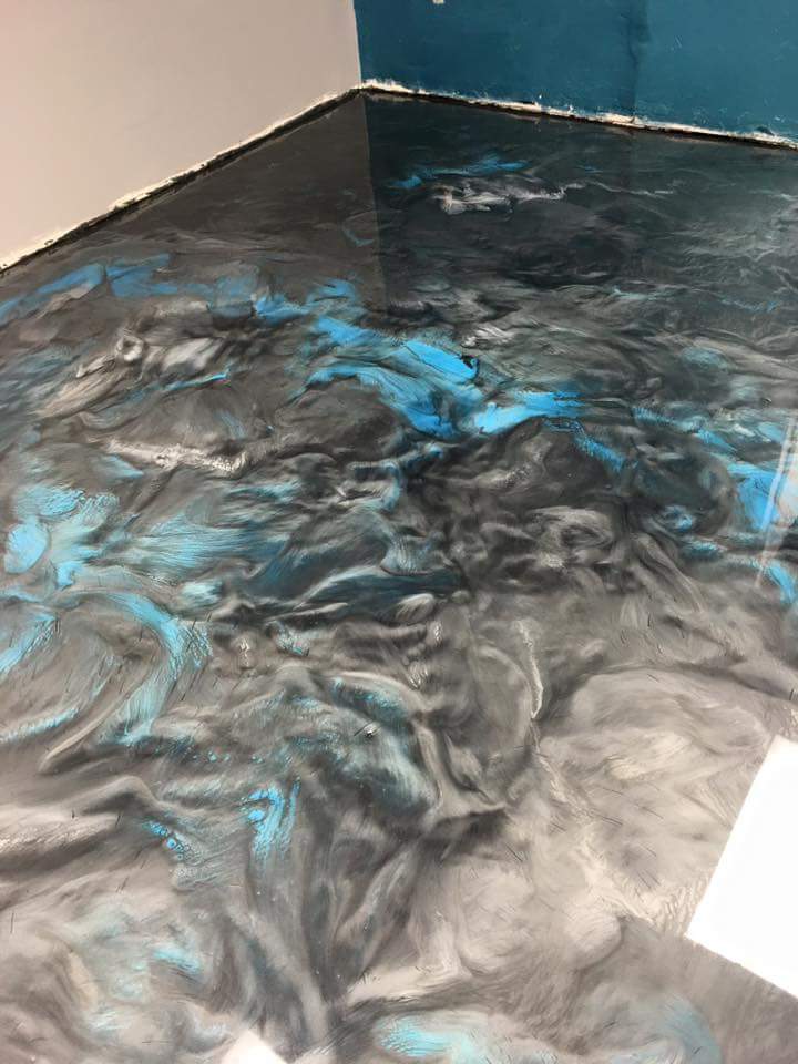 Polyaspartic floor coating in Savannah GA